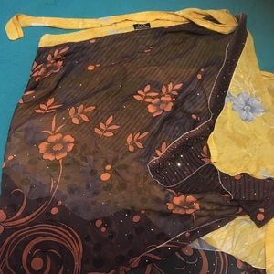 Vintage Miracle Wrap Skirt Dress Reversible